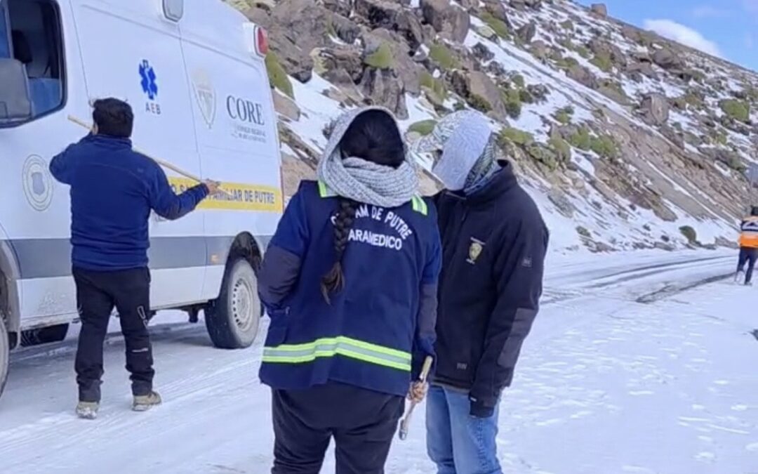 Atención Primaria de Putre:  Arriesgando la vida en rescates de carretera